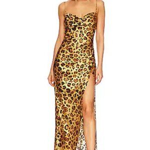 NWT - Retrofete Acadia Leopard  Maxi Dress - M